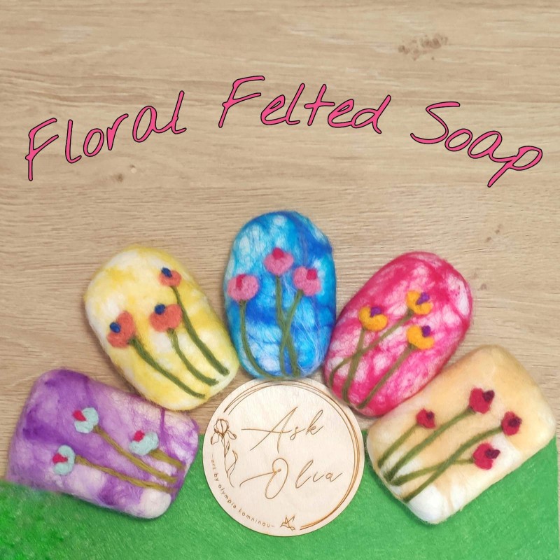 floral felted soap ask olia 01
